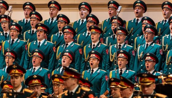 Фестиваль мужских хоров. Ансамбль песни и пляски им. Александрова