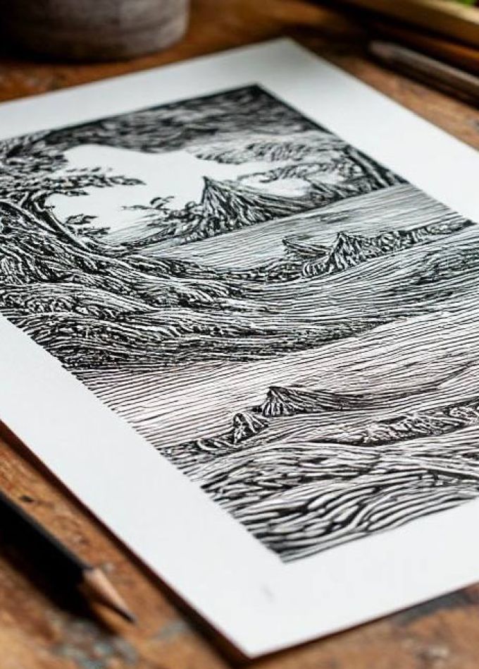 Линогравюра. От простого к сложному