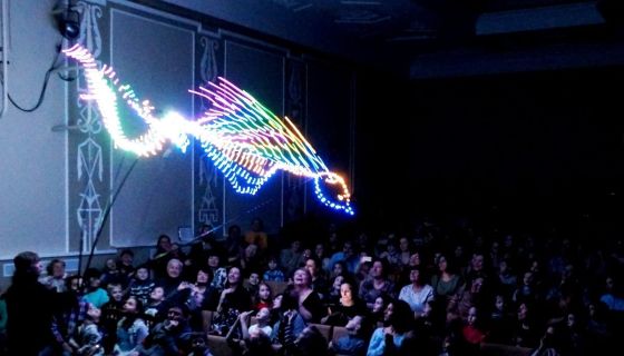 Представление световых кукол. Театр Николая Зыкова (Москва), Зеленогорск