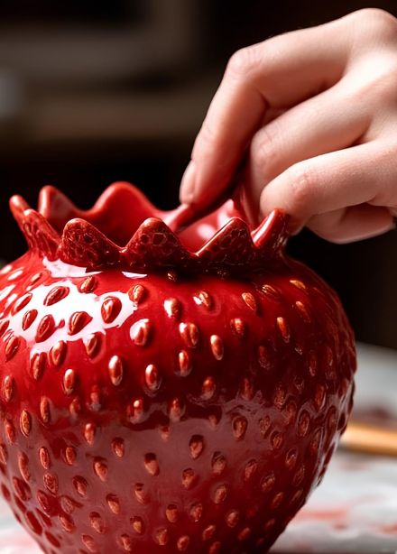 Глиняная ваза