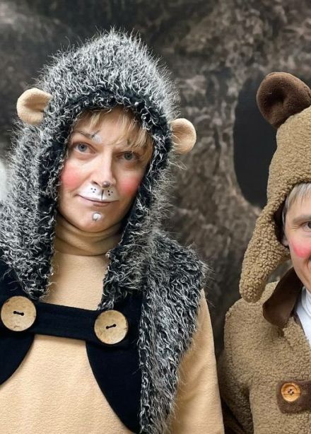 Ёжик и медвежонок