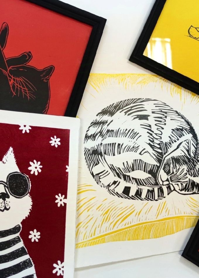 Печатная графика. Линогравюра