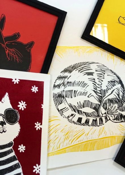 Печатная графика. Линогравюра